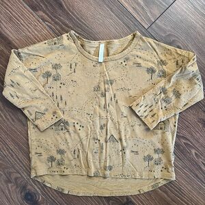 Toddler Rylee and Cru cabin and nature inspired shirt